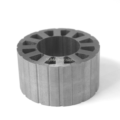 Motor de alta velocidade estampagem OD77mm 12 ranhuras no estator e núcleo do rotor
