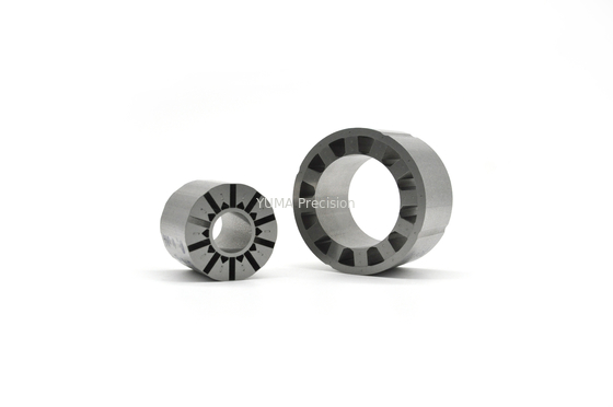 Núcleos do estator e do rotor de Yoke Separation Structure Laminated do dente para o motor industrial do controle