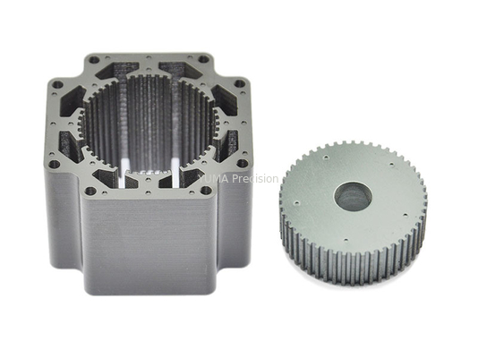 Rotor Estator Motor Elétrico Laminação Aço NEMA24 60mm Slot Pequeno/Grande Stepper