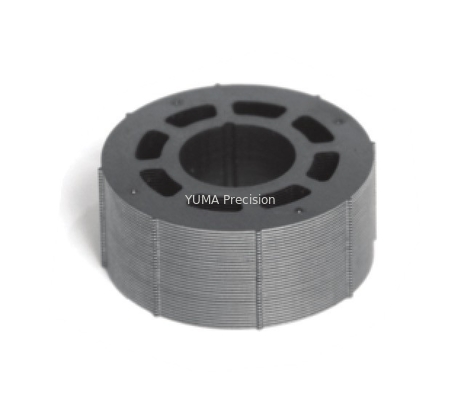 As laminações do motor da C.C. do estator empilham o rotor do servo motor do robô