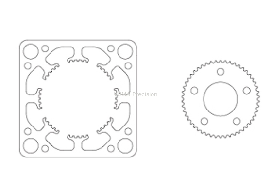 estator do motor NEMA6 deslizante de 14mm que carimba laminações do estator do rotor 14.3x14.3mm
