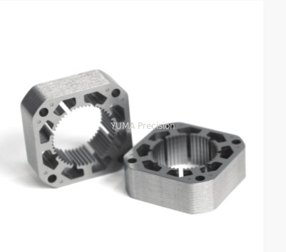 Rotor híbrido de aço do motor NEMA14 deslizante da laminação 35mm do silicone