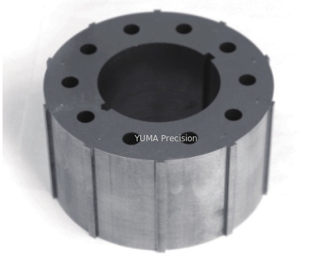 Rotor sem escova do estator do servo motor da C.A. do núcleo de ferro da chapa de aço do silicone de 12 entalhes