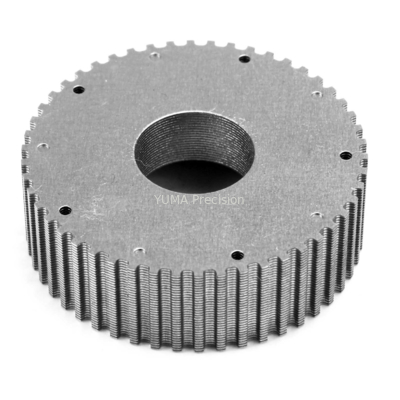 Núcleo dobro do motor da fileira que carimba o rotor híbrido de aço do motor NEMA34 deslizante do silicone 86mm
