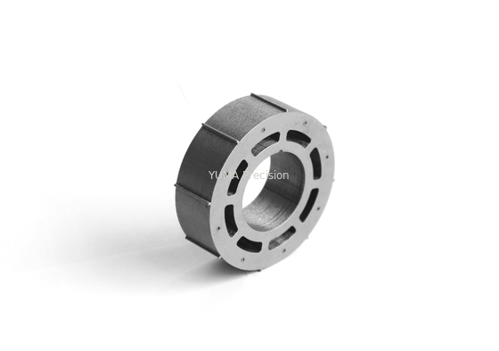 Servo sem escova 122mm 8/10 da C.A. do motor elétrico do núcleo da laminação do aço do silicone	Polo